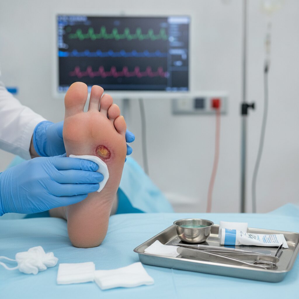 The Effect of HbA1c and Blood Sugar Control on Wound Healing
