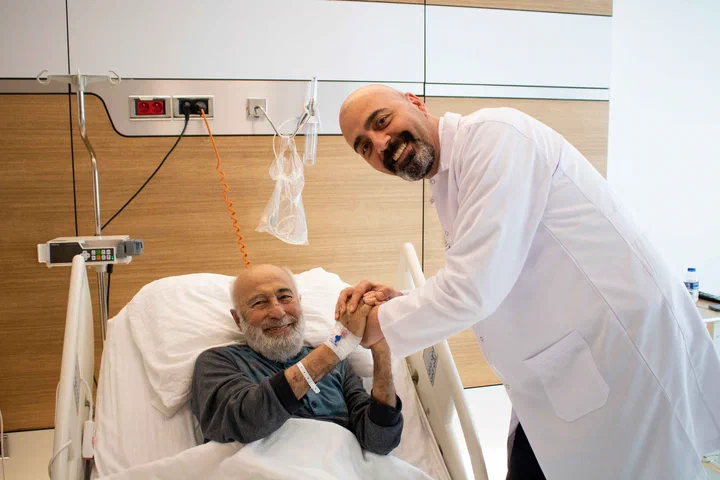 Prof. Dr. Aytaç Çetinkaya during clinical work